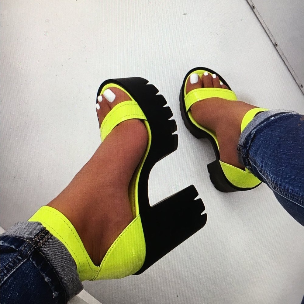 Green heels